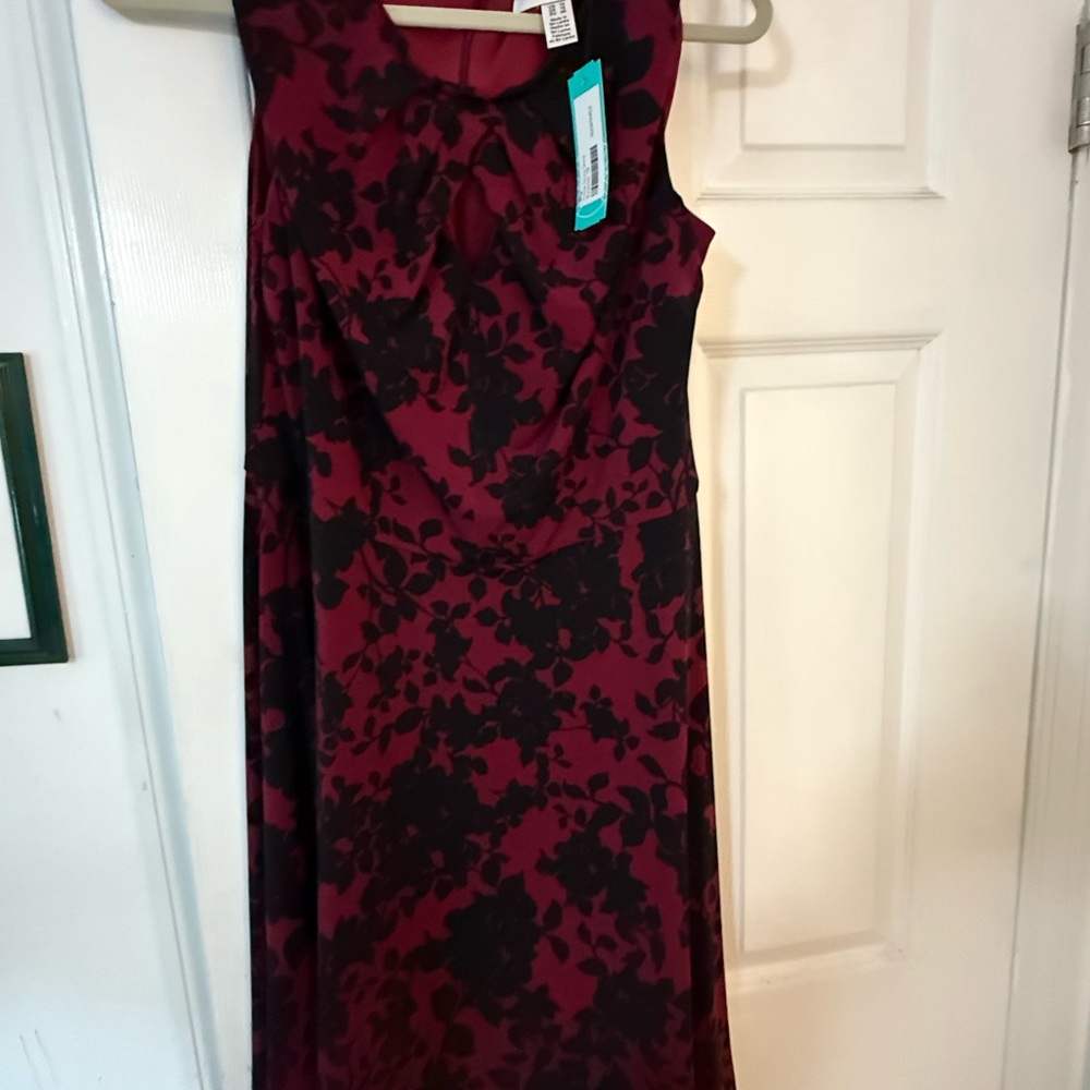 Elegant Floral Sleeveless Dress
